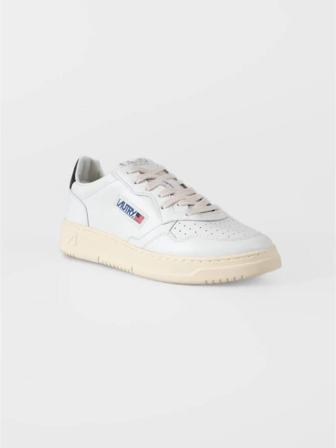 Autry Retro-geïnspireerde Medalist Leren Sneakers White Heren