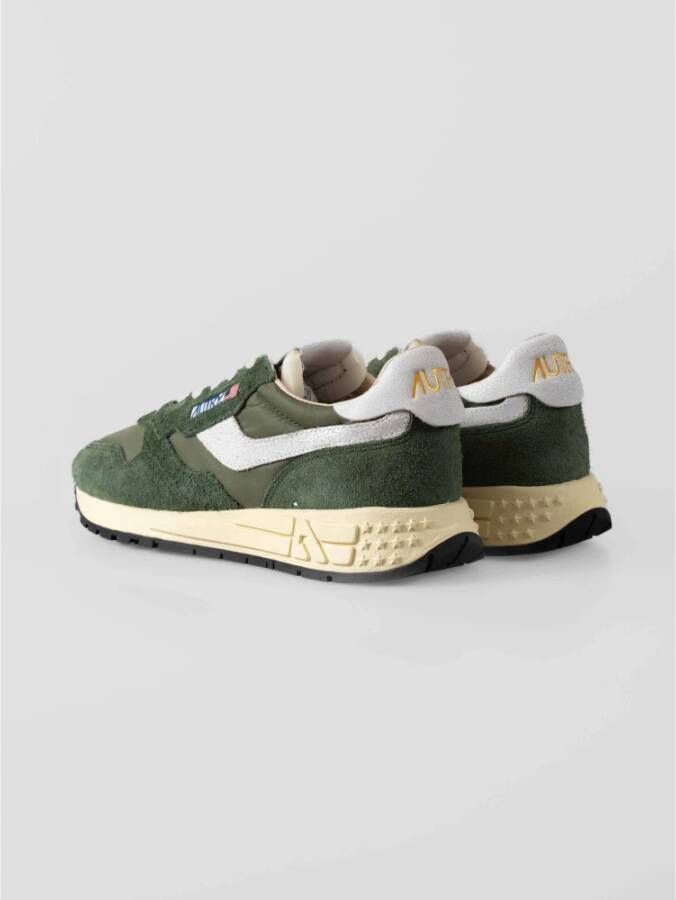 Autry Retro hardloopschoenen met moderne technologie Green Heren