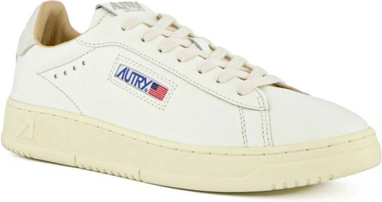 Autry Retro High Top Leren Sneaker White Heren