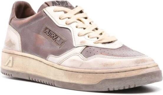 Autry Retro Lage Sneakers Brown Heren