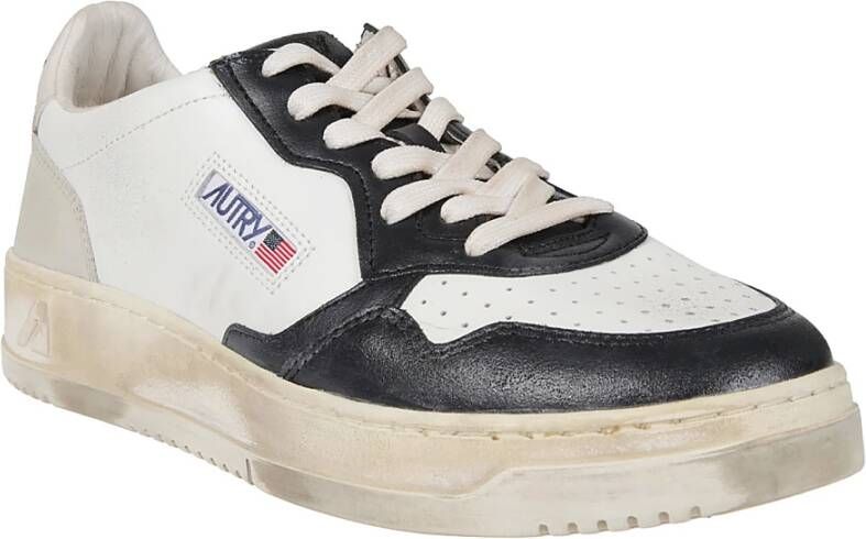 Autry Retro Lage Sneakers White Heren