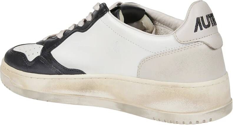 Autry Retro Lage Sneakers White Heren