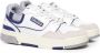 Autry Retro witte sneakers met grijze en blauwe details White Heren - Thumbnail 3