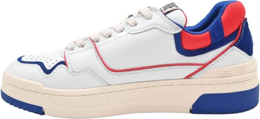 Autry Rockie Low Sneakers Wit Blauw Rood White Heren