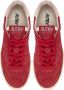 Autry Lage Platte Suède Sneaker met Contrasterende Hiel Red Dames - Thumbnail 6