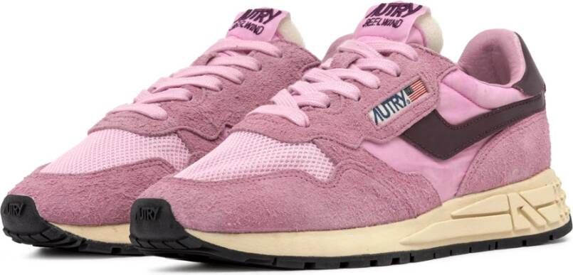 Autry Roze Reelwind Hardloopschoenen Pink Dames