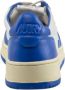 Autry Lage Leren Sneakers in Vintage Stijl Prins Blauw Multicolor Dames - Thumbnail 3