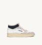 Autry Vintage Hoge Top Leren Sneakers White Heren - Thumbnail 2