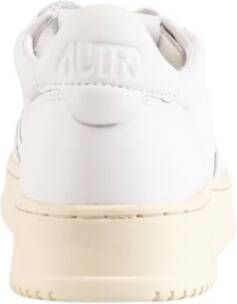 Autry Luxe Geitenleren Heren Sneakers Wit Heren