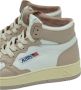 Autry Mushroom Bicolour High Top Sneakers Wit Dames - Thumbnail 6