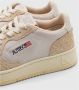 Autry Tijdloze stijl: Medalist Vintage-geïnspireerde lage sneakers Beige Dames - Thumbnail 5