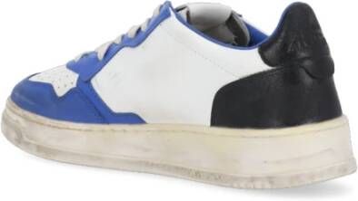 Autry Kleurrijke Leren Sneakers Blauw Heren