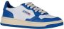 Autry Lage Leren Sneakers in Vintage Stijl Prins Blauw Multicolor Dames - Thumbnail 8