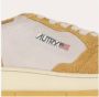 Autry Leren sneakers met logo-details en kleurblok-ontwerp Yellow Heren - Thumbnail 6