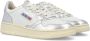 Autry Witte Leren Sneakers met Zilveren Details White - Thumbnail 27