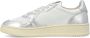 Autry Witte Leren Sneakers met Zilveren Details White - Thumbnail 28