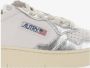 Autry Witte Leren Sneakers met Zilveren Details White - Thumbnail 81