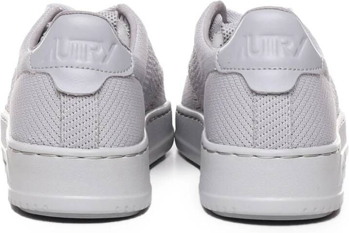 Autry Grijze geperforeerde sneakers Gray Heren