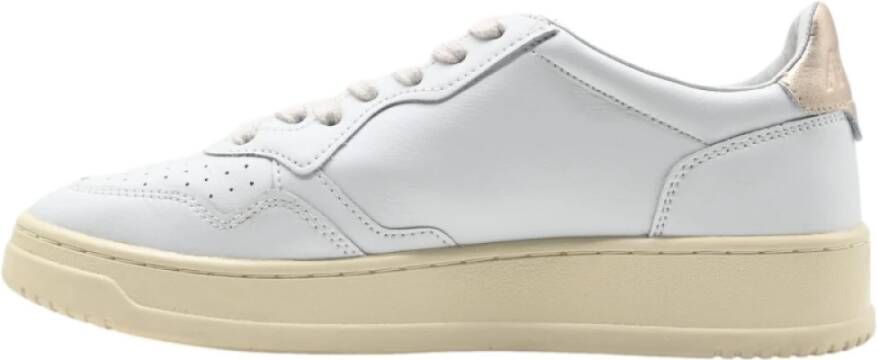 Autry Sneakers in wit en goud White Dames