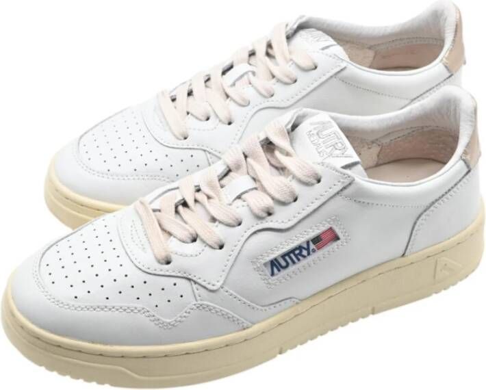 Autry Sneakers in wit en goud White Dames