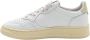 Autry Sneakers in wit en groen White Dames - Thumbnail 2