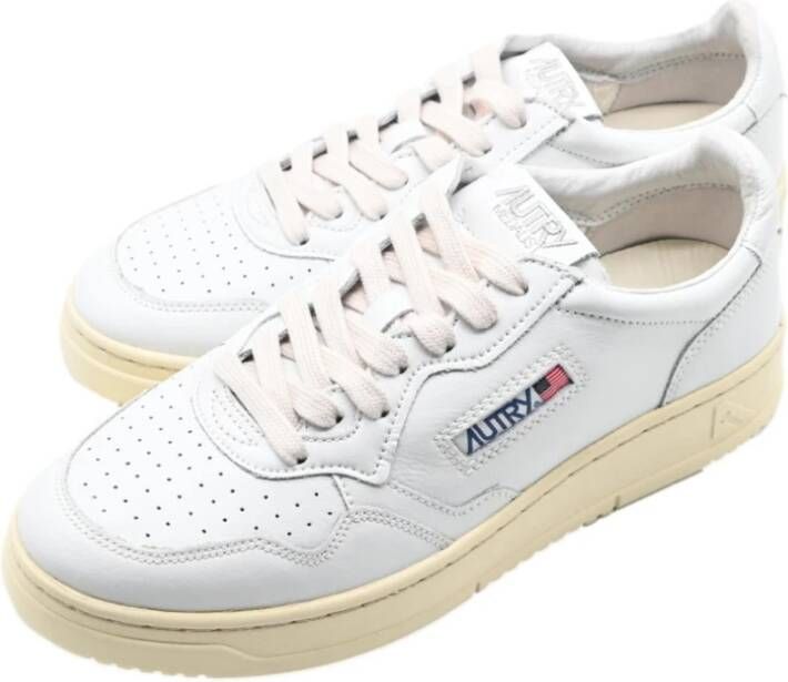 Autry Sneakers in wit leer White Heren