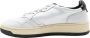 Autry Sneakers Laag Dames Leer Wit Zwart White Dames - Thumbnail 2