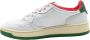 Autry Sneakers Laag Man Leer Rood White Heren - Thumbnail 2