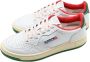 Autry Sneakers Laag Man Leer Rood White Heren - Thumbnail 3