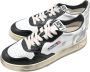 Autry Sneakers Laag Man Leer Wit Zwart Zilver Black Heren - Thumbnail 3