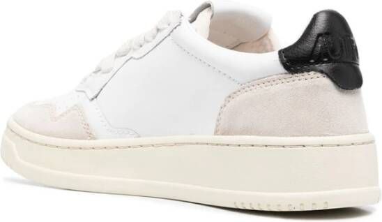 Autry Contraststiksel Vetersneakers White Dames