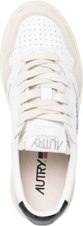 Autry Contraststiksel Vetersneakers White Dames