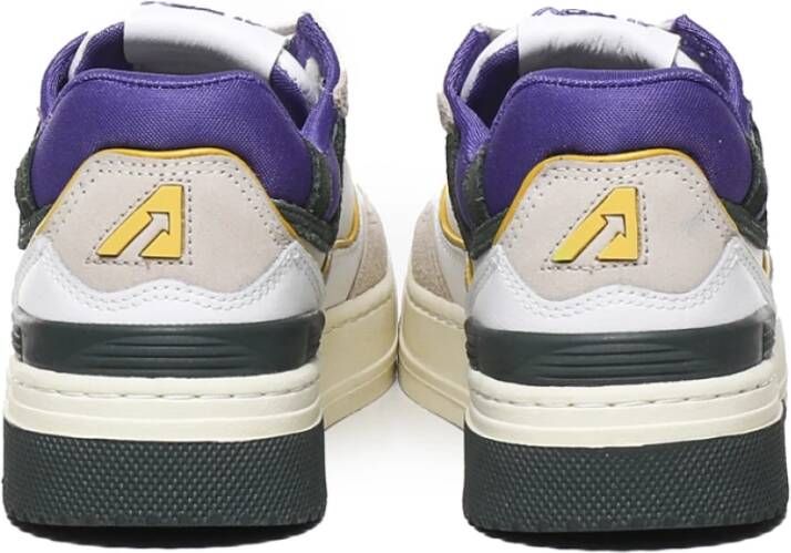 Autry Sneakers met Suède Inzetstukken en Logo Multicolor Dames