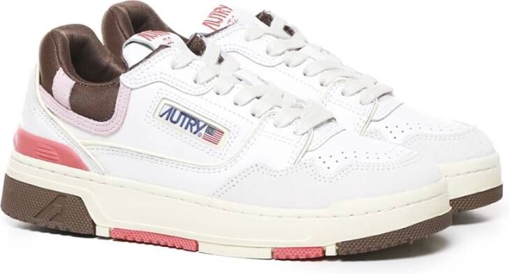 Autry Sneakers met Suède Inzetstukken en Logo Multicolor Dames