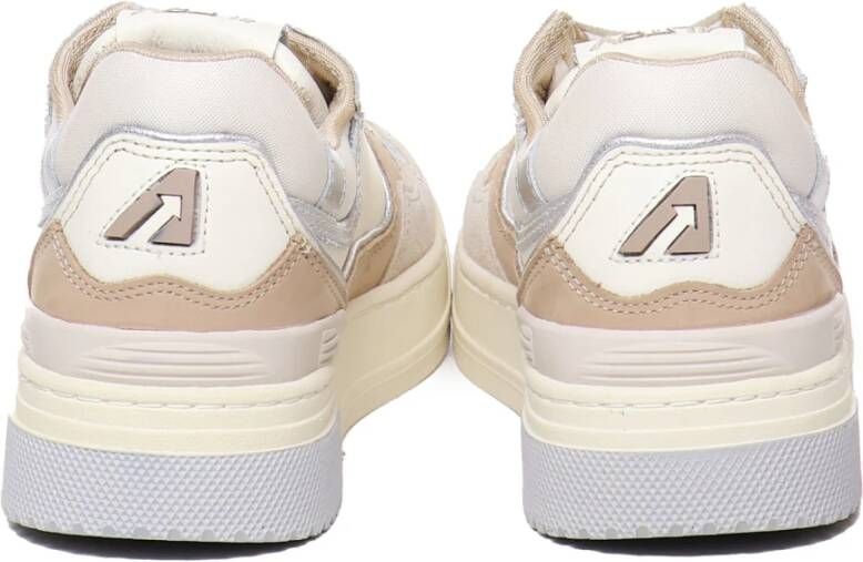 Autry Sneakers met Suède Inzetstukken en Logo Multicolor Dames