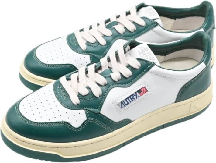 Autry Sneakers Mountain Green Low Man Multicolor Heren