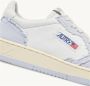 Autry Witte Leren Sneakers met Blauwe Stof Multicolor - Thumbnail 10