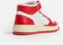 Autry Witte en Rode Leren Sneakers Wit Heren - Thumbnail 6