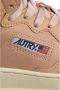 Autry Leren Mid Woman Sneakers Beige Dames - Thumbnail 8