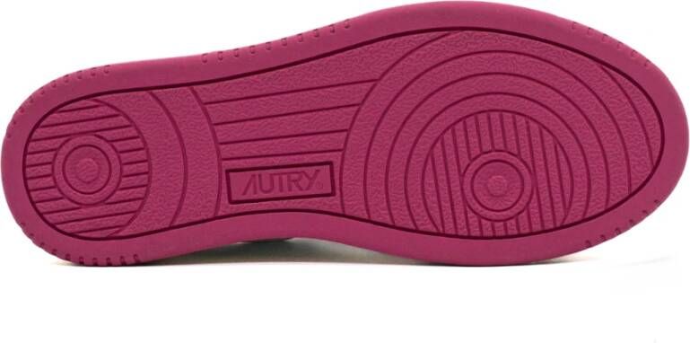 Autry Leren Vetersneakers voor Dames Pink Dames - Foto 7