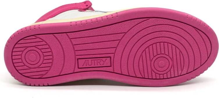 Autry Vintage High Top Sneakers Roze Dames