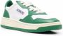 Autry Witte Groene Leren Sneakers Geperforeerde Details Green Dames - Thumbnail 2