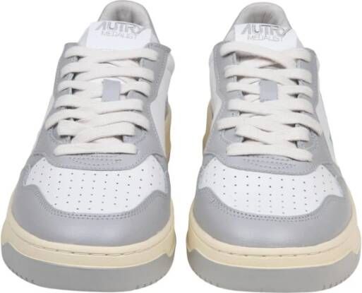 Autry Witte Leren Sneakers Stijlvol Comfort White Heren