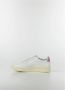 Autry Witte Mauve Lage Sneaker met Leren Tong White Dames - Thumbnail 5