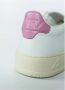 Autry Witte Mauve Lage Sneaker met Leren Tong White Dames - Thumbnail 7