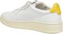 Autry Vintage witte en gele leren sneakers White Dames - Thumbnail 4