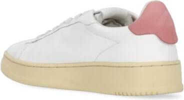 Autry Witte Leren Sneakers voor Dames Wit Dames