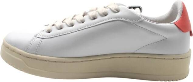 Autry Dallas Low Dames Leren Sneakers Wit Dames