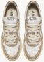 Autry Witte Platina Leren Sneakers Vintage-geïnspireerd Wit Dames - Thumbnail 57