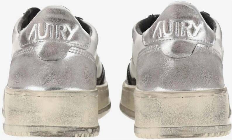 Autry Trendy Leren Sneakers Wit Dames